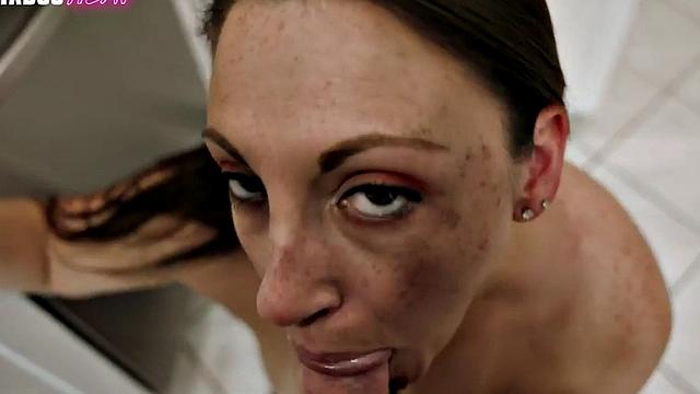 Eager MILFS with big boobs fucked in POV 3some