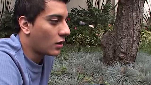 Samir has Fabio in bed and quickly gets him out of his pants. The skinny Latin bottom goes down on his man, working that big uncut dick stiff and ready to slide in his hungry hole.