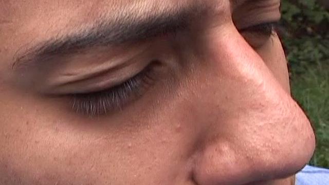 Samir has Fabio in bed and quickly gets him out of his pants. The skinny Latin bottom goes down on his man, working that big uncut dick stiff and ready to slide in his hungry hole.