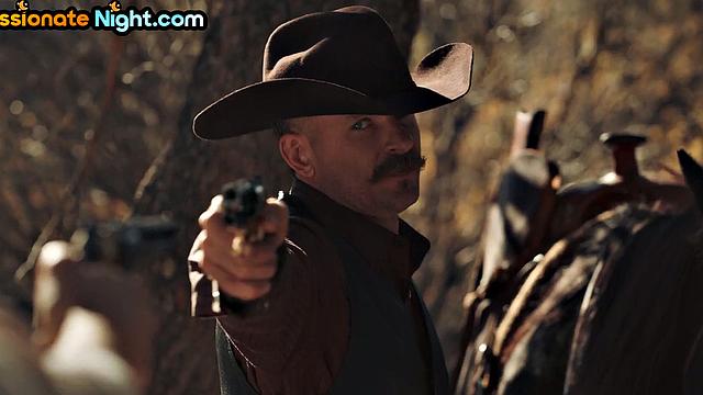 Stable cowboy sex with busty asian