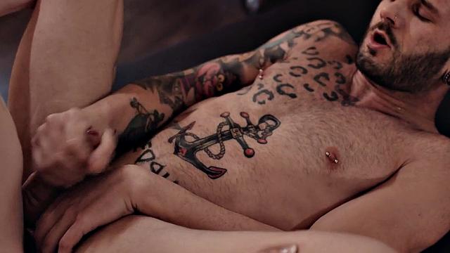 Nympho Shelly goes wild in the ass with a guy in the back of the van