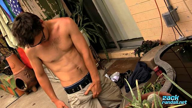 Zack Randall Self-Sucks in the Garden