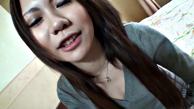 Miyu Ninomiya gives an asian blowjob and gets creampied