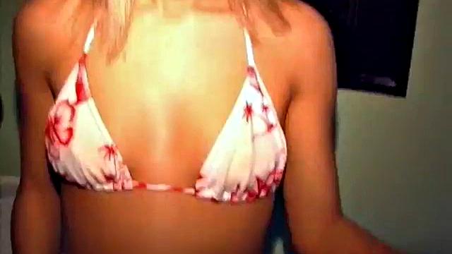 Cute sexy blonde teen lexy masturbates in POV