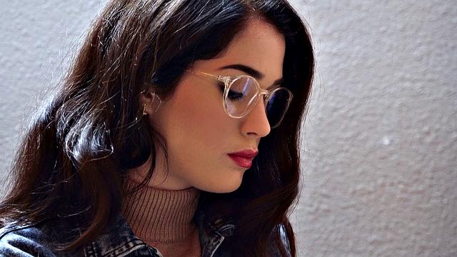 Blonde and brunette lesbians in high heels and glasses enjoy pussy licking, pussy fingering, face sitting and more