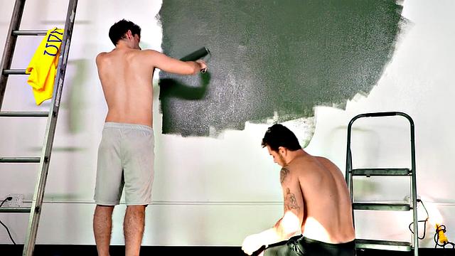 Seduced jock rides sturdy top indoors before being bent over