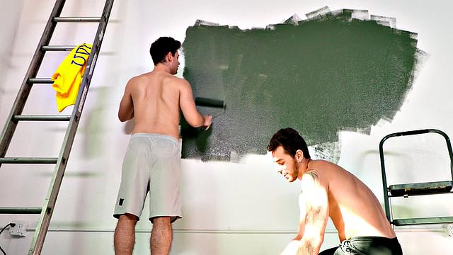 Seduced jock rides sturdy top indoors before being bent over