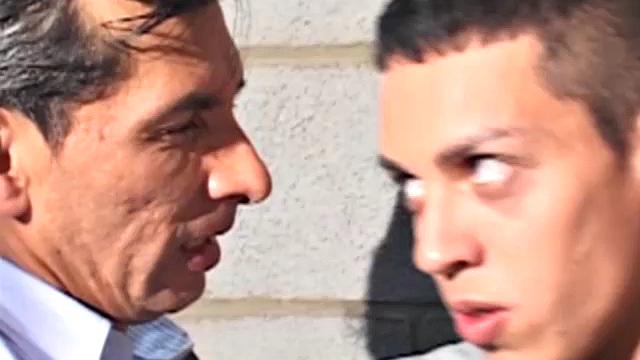 Young Latino David Contreras is about to do some time in prison, but before he even is his cell, the guards decide to have their way with him.