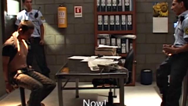 Young Latino David Contreras is about to do some time in prison, but before he even is his cell, the guards decide to have their way with him.