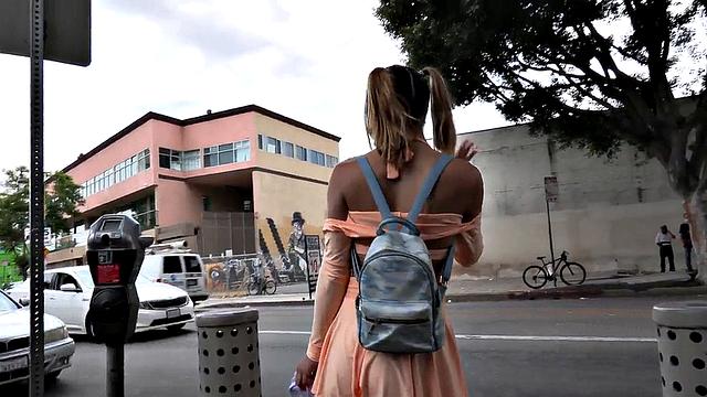 Picked up 21yo POV sucks in dirty talking BJ