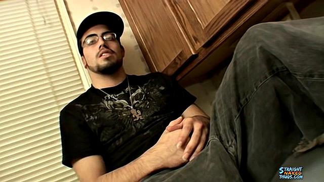 Spanky Strokes His Bushy Cock - Spanky
