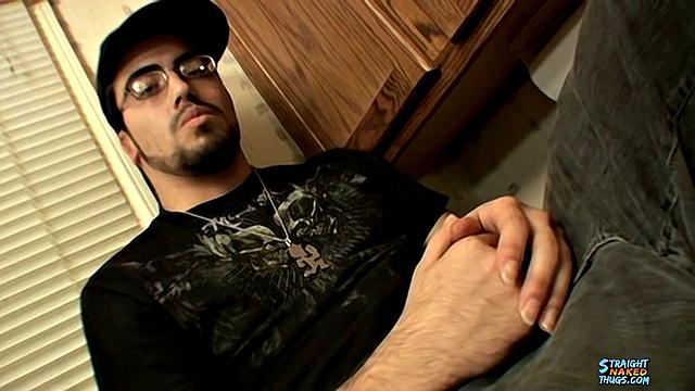 Spanky Strokes His Bushy Cock - Spanky