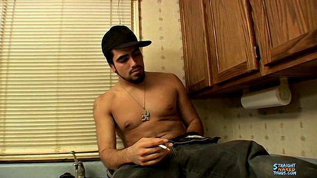Spanky Strokes His Bushy Cock - Spanky