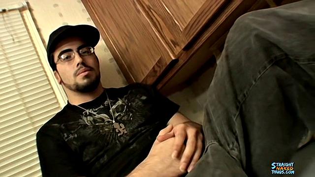 Spanky Strokes His Bushy Cock - Spanky