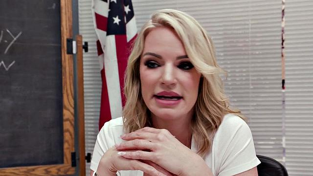 Creampied hairy bush teacher in trio with alumni