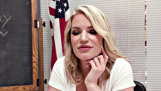 Creampied hairy bush teacher in trio with alumni