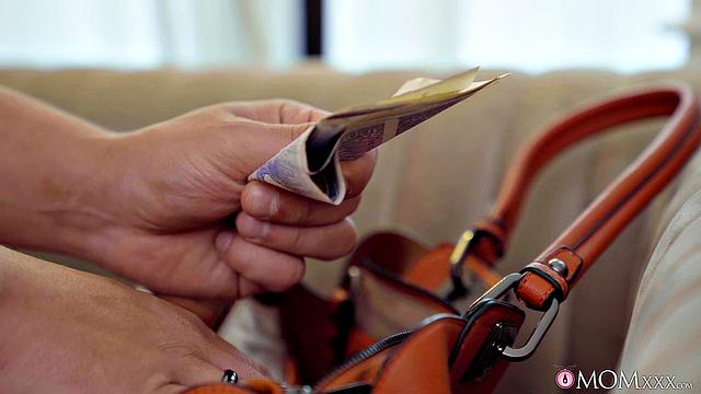 Horny lad hires mature escort