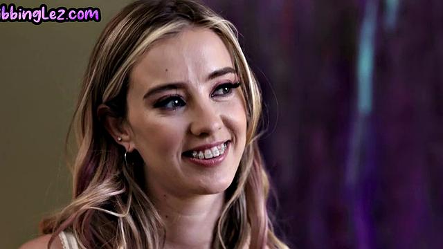 Lesbian babe rides MILF in 3some after pussyeating