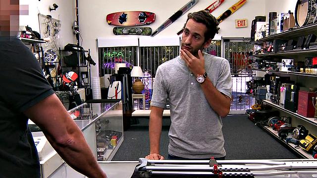 Customer fucked by gay boss in office in asshole