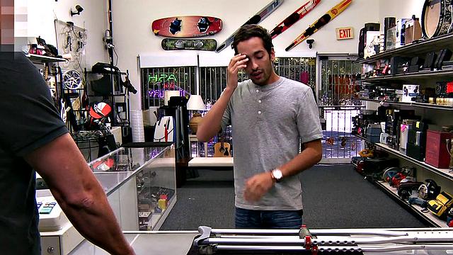 Customer fucked by gay boss in office in asshole