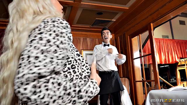Waiter Gets Sered a Round Ass