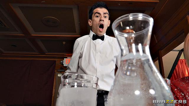 Waiter Gets Sered a Round Ass