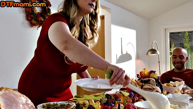 Big-titted cougar fucked by lover