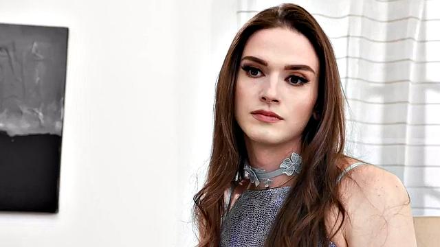 Trans individuals smashed perverted female in threesome sex