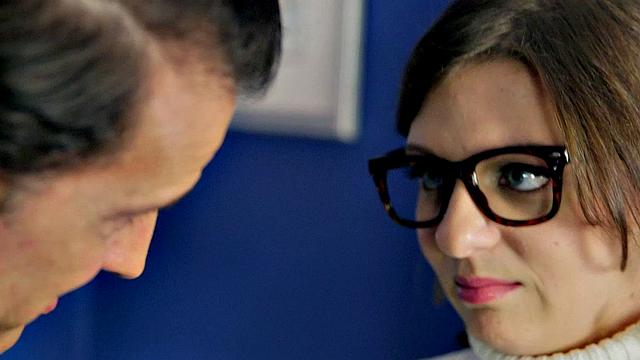 Creampie for a busty girl in a sweater