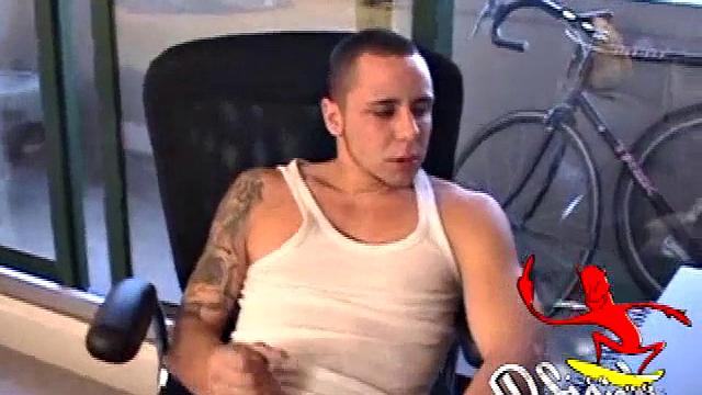 Bradley Shaw is back in front of the cameras for another hot solo jerk off. This hunk is so turned on by the internet porn he's watching, he whips out his dick and goes right to work.