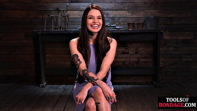 Bondage pussytoyed by master