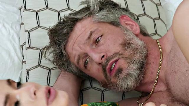 Teasing babe bounces on lover's cock and dirty talks