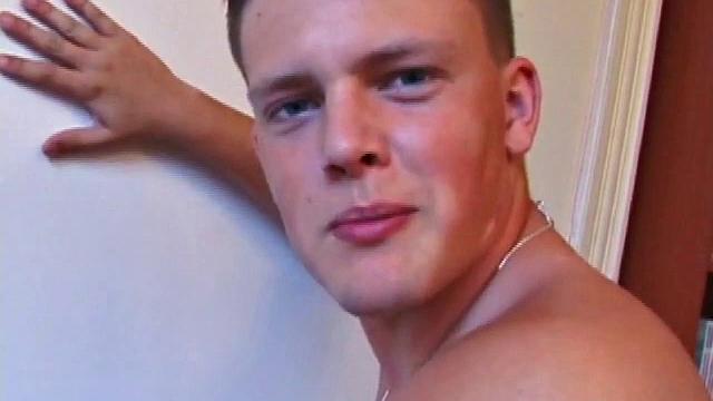 Law and Nick play with themselves on the sofa, getting their dicks boned up. Nick reaches over and lends Law a hand. Law returns the favor, and they jerk each other off.