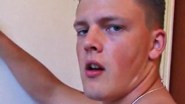 Law and Nick play with themselves on the sofa, getting their dicks boned up. Nick reaches over and lends Law a hand. Law returns the favor, and they jerk each other off.