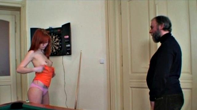 Red Hot Teen Lick Pussy and Fucked by Gramp