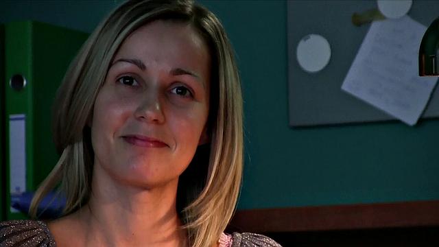 Blonde receptionist Sucks & Fucks for a Promotion in POV Office Sex