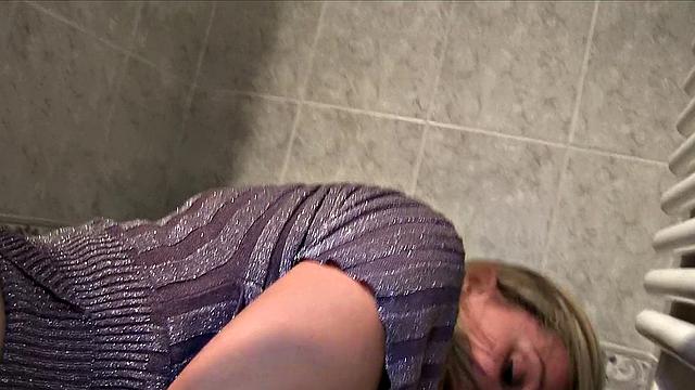 Blonde receptionist Sucks & Fucks for a Promotion in POV Office Sex
