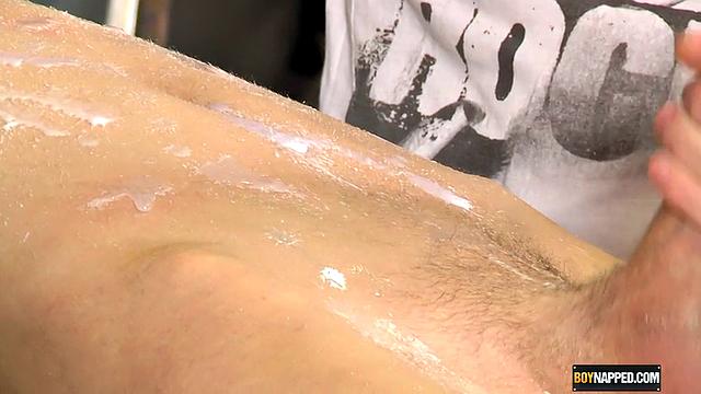 Reece Gets Wax Treatment and Blowjob - Featuring Reece Bentley and Adam Watson
