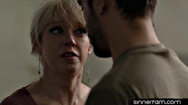 Horny MILF gets pussyfucked by stepson