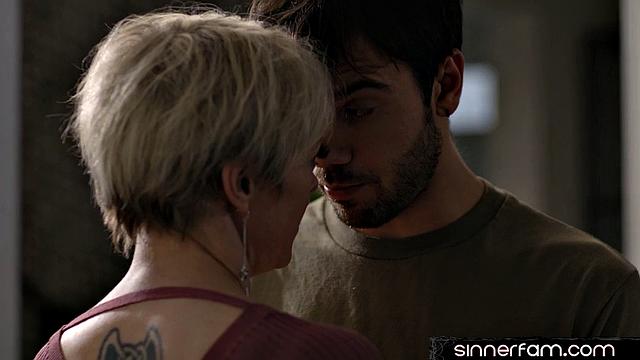 Horny MILF gets pussyfucked by stepson