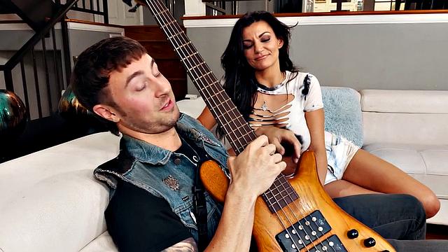 Kinky tattooed MILF with huge tits goes wild with doggystyle & cowgirl