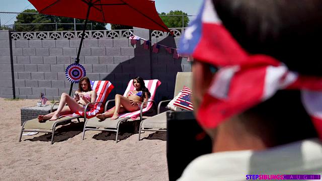 Fourth Of July With My Step Sister And Her Friend - S13:E7