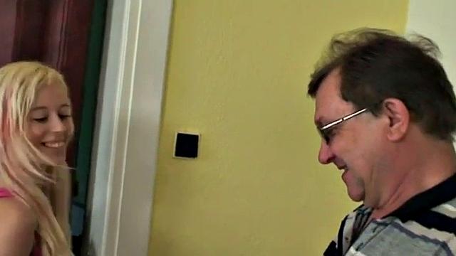 Teen whore riding grandpa