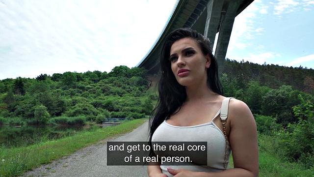 Public MILF slut loves fucking hardcore in wet pussy hole