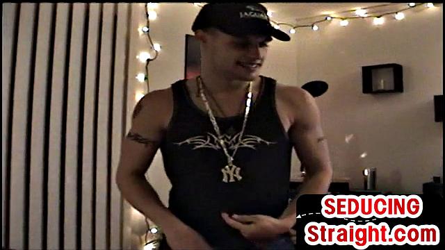 Straight solo dude enjoys masturbating hard while watching porn