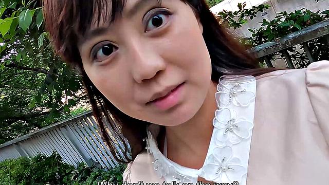 Married and pregnant Japanese housewife Seina Morikawa masturbates