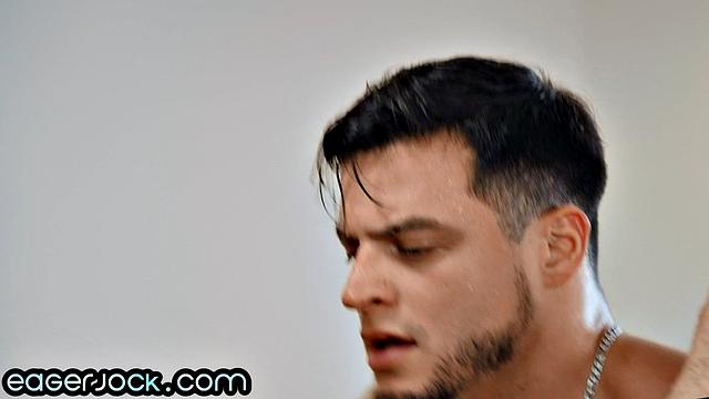 Cockhungry jock assdrilled by BF