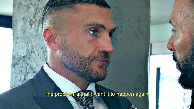 groom-to-be can't handle the tension and hooks up with his best man before the big day