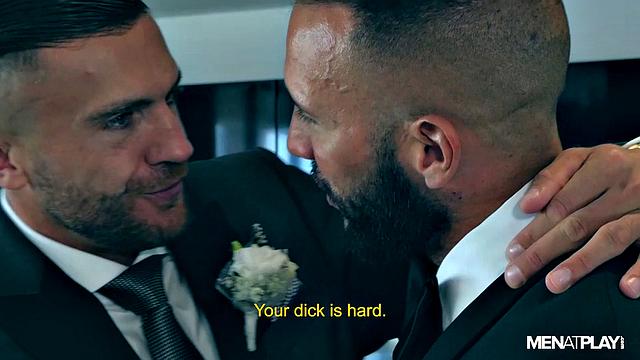 groom-to-be can't handle the tension and hooks up with his best man before the big day