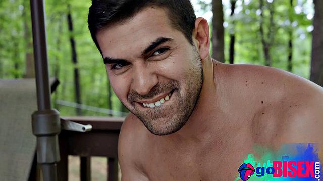 Nasty slut gets shared by 2 handsome men